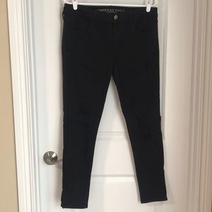 American Eagle Black Super Stretch X4 Jeans